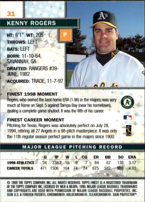 1999 Finest Baseball Part 1 - Picture 63 of 481