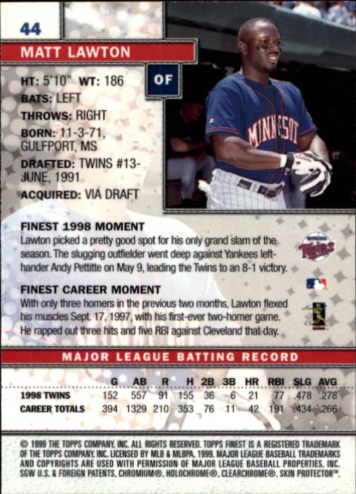 1999 Finest Baseball Part 1 - Picture 89 of 481