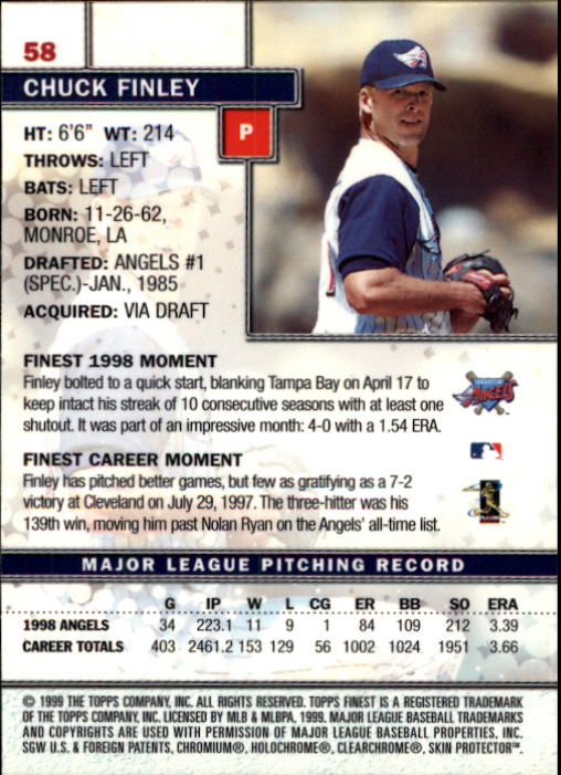 1999 Finest Baseball Part 1 - Picture 117 of 481