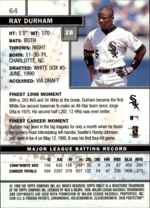 1999 Finest Baseball Part 1 - Picture 129 of 481