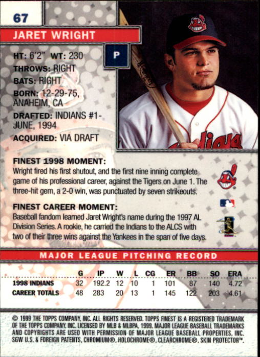 1999 Finest Baseball Part 1 - Picture 135 of 481