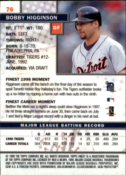 1999 Finest Baseball Part 1 - Picture 153 of 481