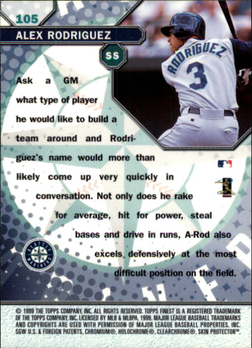 1999 Finest Baseball Part 1 - Picture 203 of 481