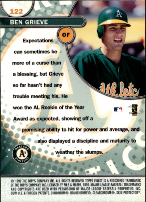 1999 Finest Baseball Part 1 - Picture 219 of 481