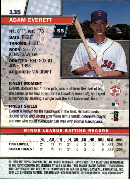 1999 Finest Baseball Part 1 - Picture 236 of 481