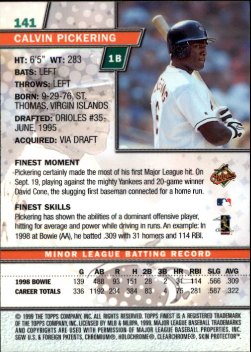 1999 Finest Baseball Part 1 - Picture 242 of 481