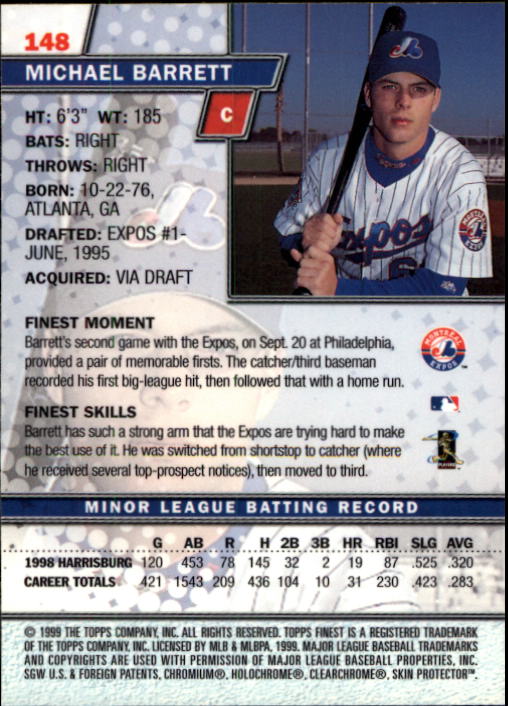 1999 Finest Baseball Part 1 - Picture 250 of 481