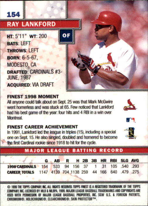 1999 Finest Baseball Part 1 - Picture 260 of 481