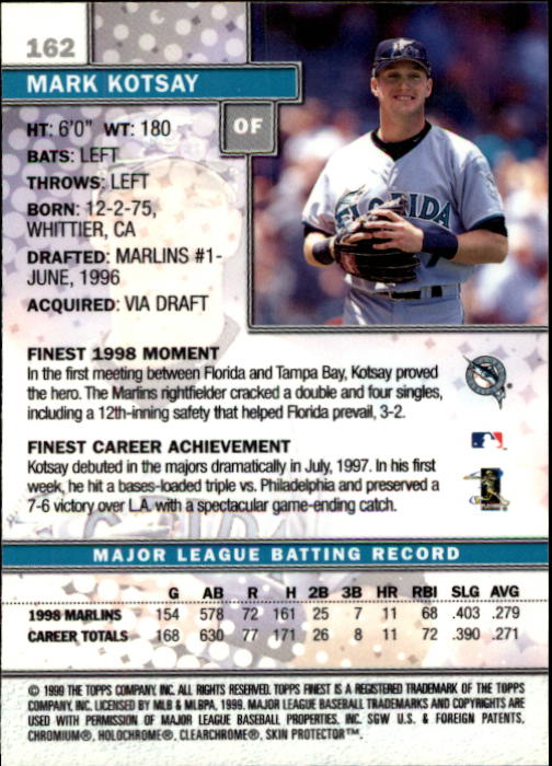 1999 Finest Baseball Part 1 - Picture 276 of 481