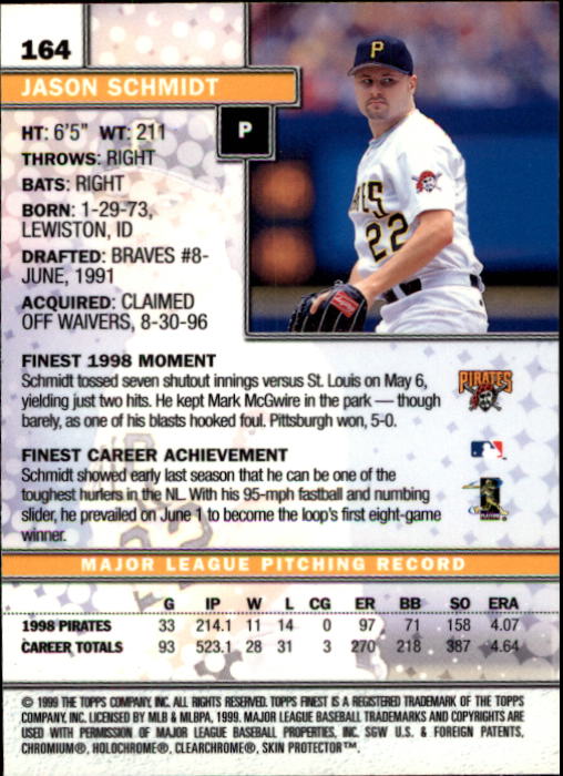 1999 Finest Baseball Part 1 - Picture 280 of 481