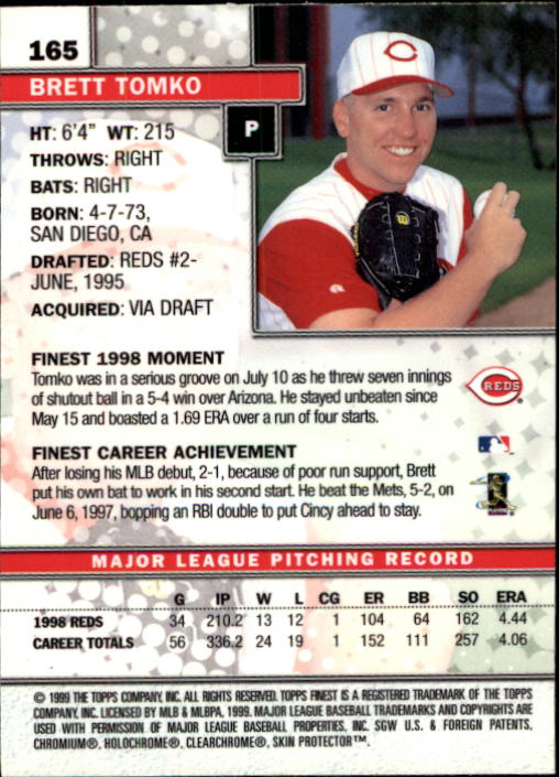1999 Finest Baseball Part 1 - Picture 282 of 481