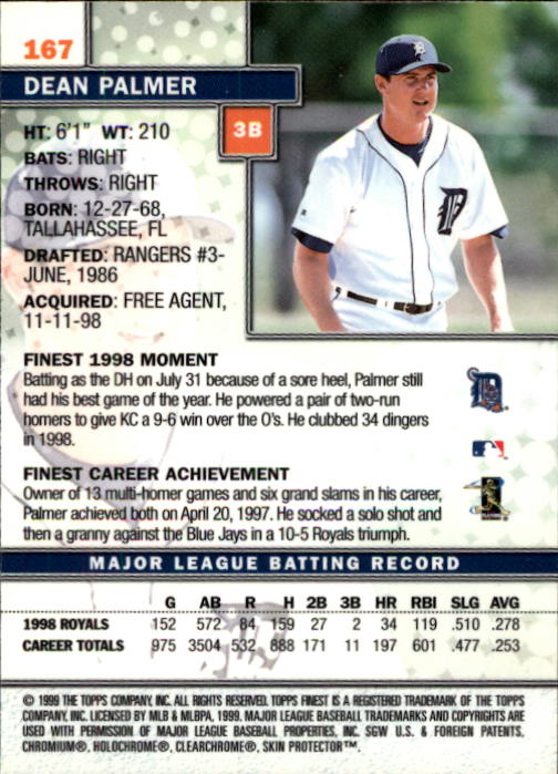 1999 Finest Baseball Part 1 - Picture 284 of 481