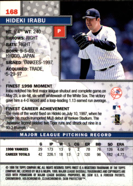 1999 Finest Baseball Part 1 - Picture 286 of 481