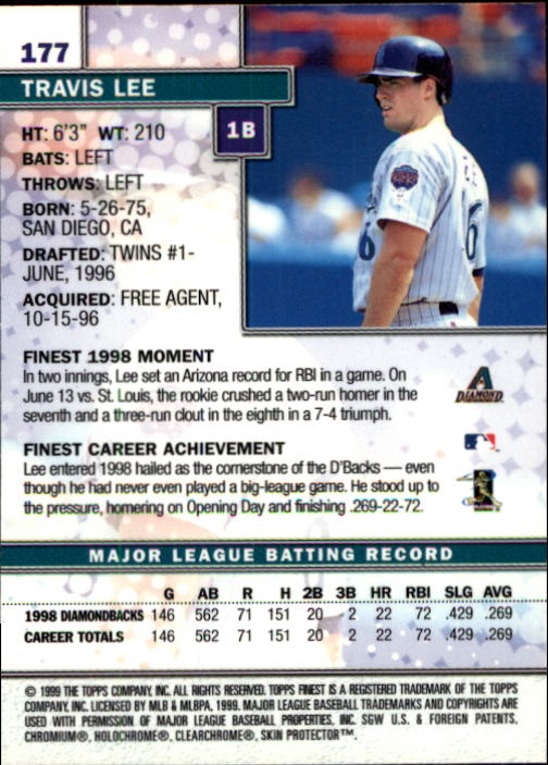 1999 Finest Baseball Part 1 - Picture 302 of 481