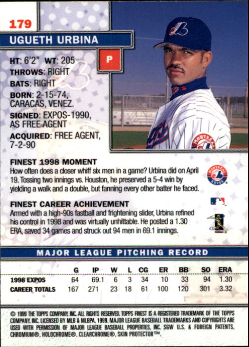 1999 Finest Baseball Part 1 - Picture 306 of 481