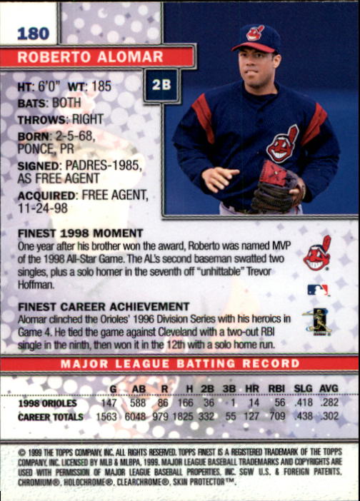 1999 Finest Baseball Part 1 - Picture 308 of 481