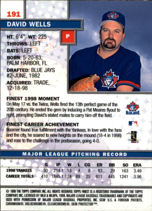 1999 Finest Baseball Part 1 - Picture 330 of 481