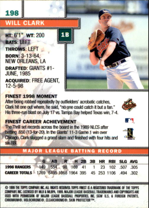 1999 Finest Baseball Part 1 - Picture 344 of 481