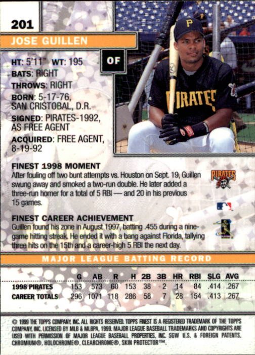 1999 Finest Baseball Part 1 - Picture 350 of 481