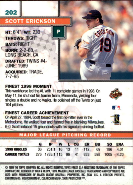 1999 Finest Baseball Part 1 - Picture 352 of 481
