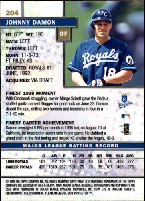 1999 Finest Baseball Part 1 - Picture 356 of 481