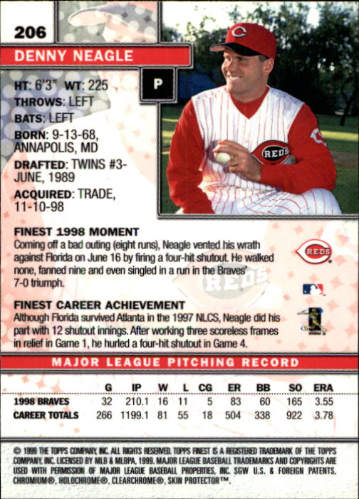 1999 Finest Baseball Part 1 - Picture 360 of 481