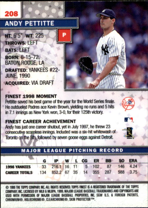 1999 Finest Baseball Part 1 - Picture 364 of 481
