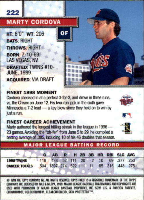 1999 Finest Baseball Part 1 - Picture 392 of 481