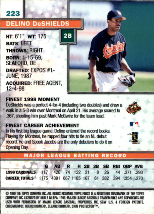 1999 Finest Baseball Part 1 - Picture 394 of 481