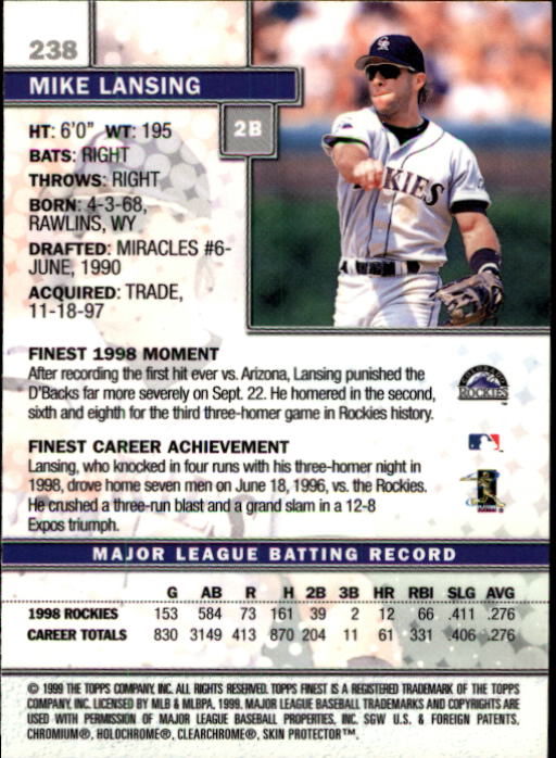 1999 Finest Baseball Part 1 - Picture 424 of 481