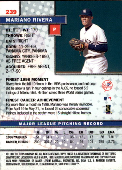 1999 Finest Baseball Part 1 - Picture 426 of 481