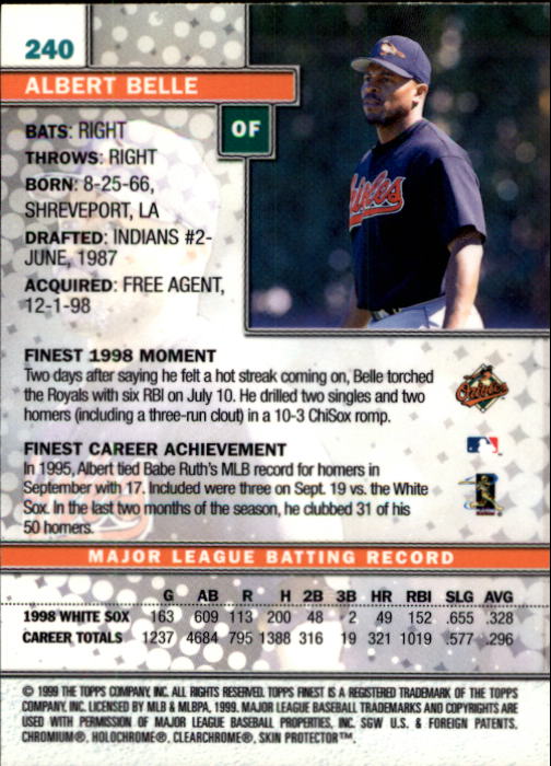 1999 Finest Baseball Part 1 - Picture 428 of 481
