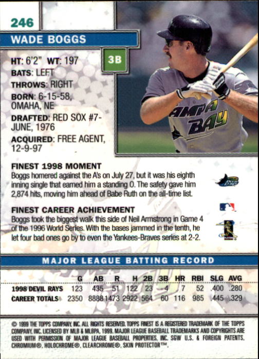 1999 Finest Baseball Part 1 - Picture 440 of 481