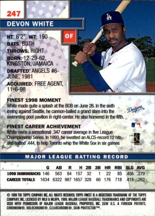 1999 Finest Baseball Part 1 - Picture 442 of 481