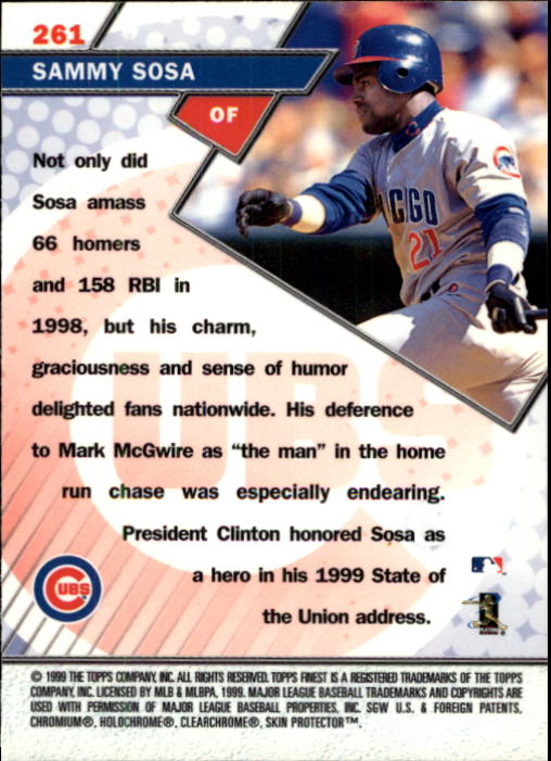 1999 Finest Baseball Part 1 - Picture 454 of 481