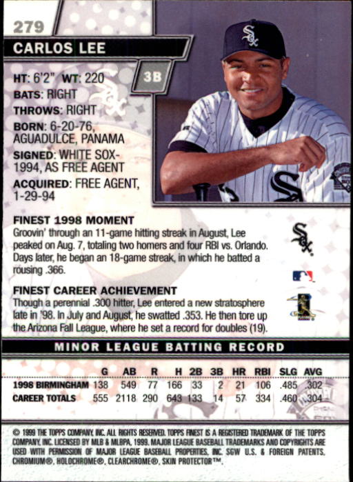 1999 Finest Baseball Part 1 - Picture 464 of 481