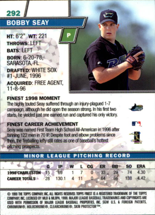 1999 Finest Baseball Part 1 - Picture 475 of 481
