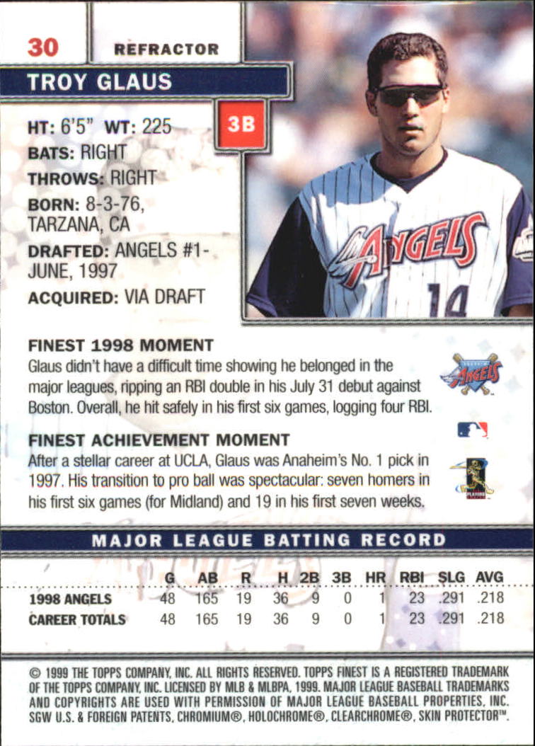 1999 Finest Baseball Part 2 - Picture 29 of 65