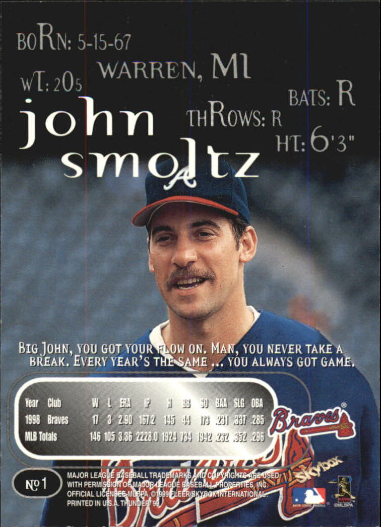 1999 Skybox Thunder Baseball "Main Set" Cards #1 to #150 - Picture 3 of 281