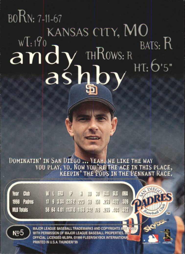 1999 Skybox Thunder Baseball "Main Set" Cards #1 to #150 - Picture 11 of 281