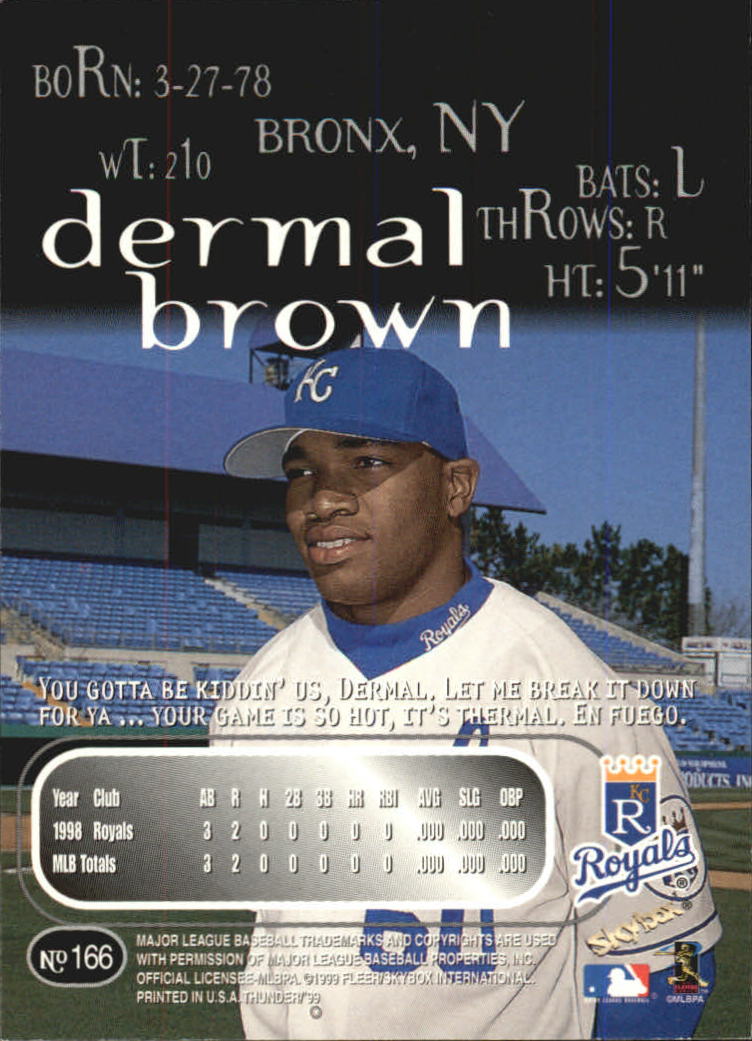 1999 Skybox Thunder Baseball "Main Set" Cards #151 to #300 - Picture 29 of 243