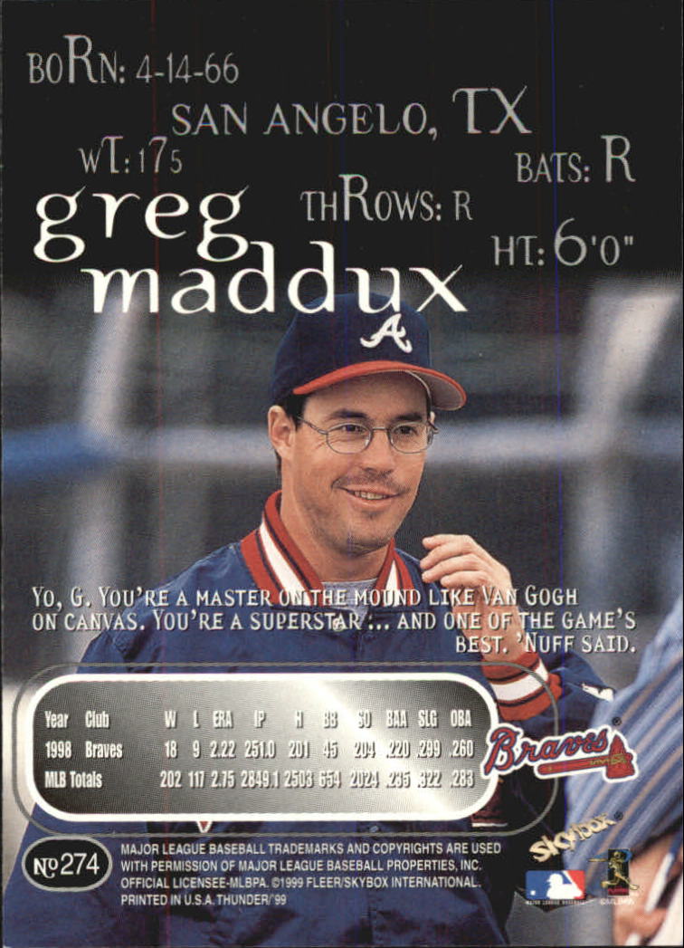 1999 Skybox Thunder Baseball "Main Set" Cards #151 to #300 - Picture 201 of 243