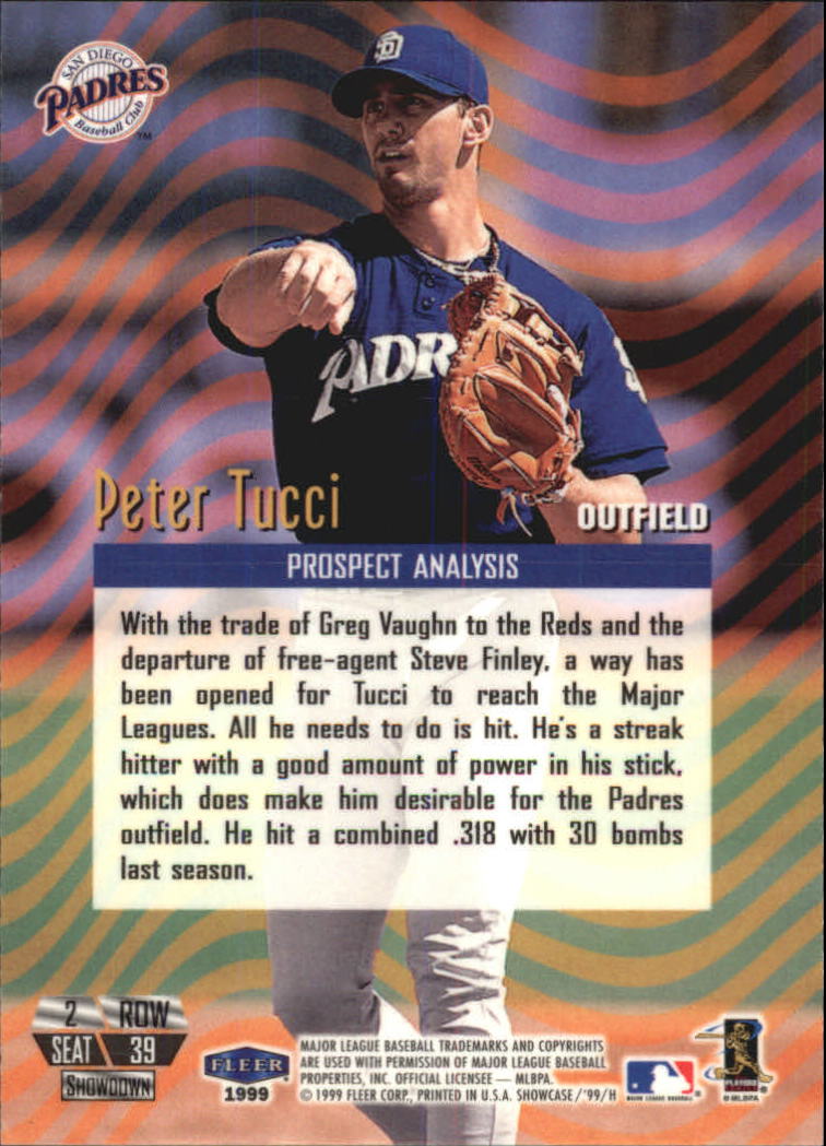 1999 Flair Showcase (Fleer) Baseball "Row 2" Parallel Cards - Picture 13 of 59