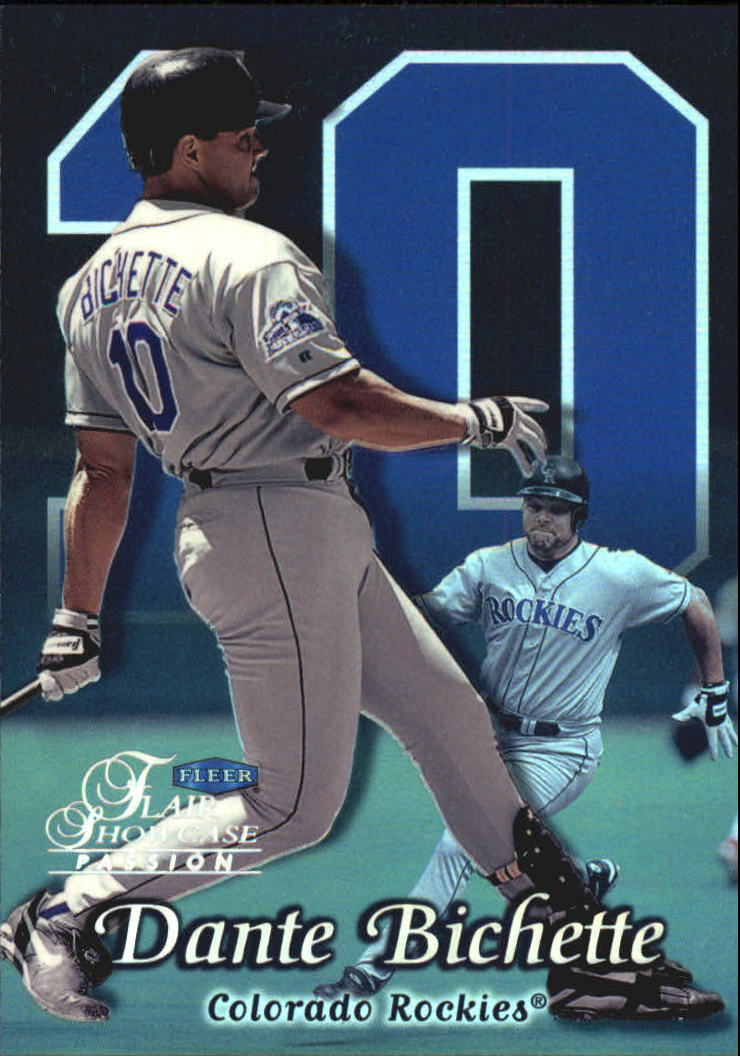1999 Flair Showcase (Fleer) Baseball "Row 2" Parallel Cards - Picture 52 of 59