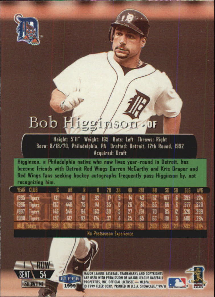 1999 Flair Showcase (Fleer) Baseball "Row 1" Parallel Cards - Picture 5 of 27