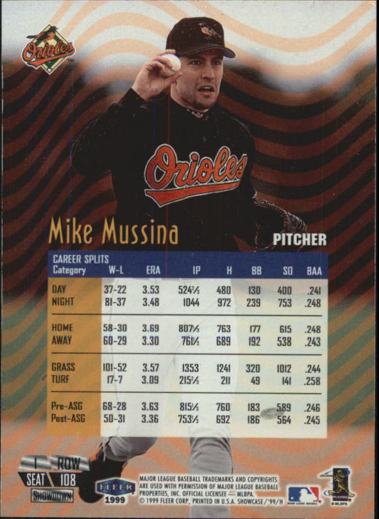 1999 Flair Showcase (Fleer) Baseball "Row 1" Parallel Cards - Picture 19 of 27