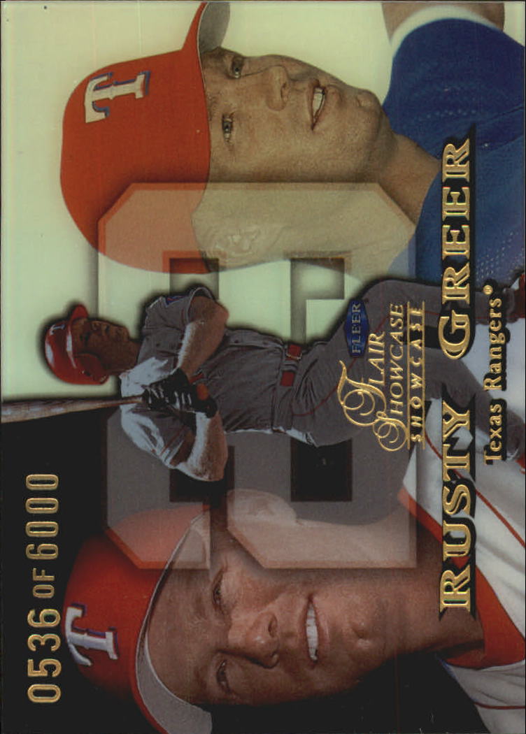 1999 Flair Showcase (Fleer) Baseball "Row 1" Parallel Cards - Picture 22 of 27
