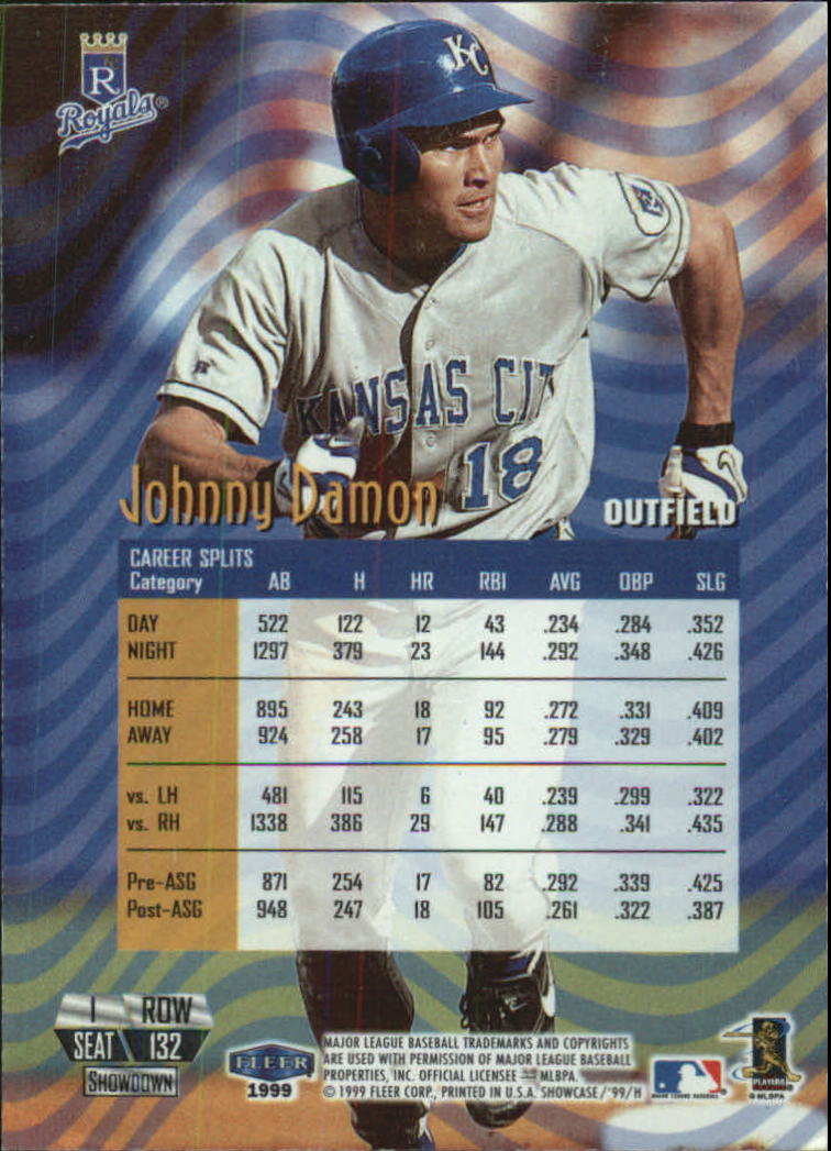 1999 Flair Showcase (Fleer) Baseball "Row 1" Parallel Cards - Picture 27 of 27