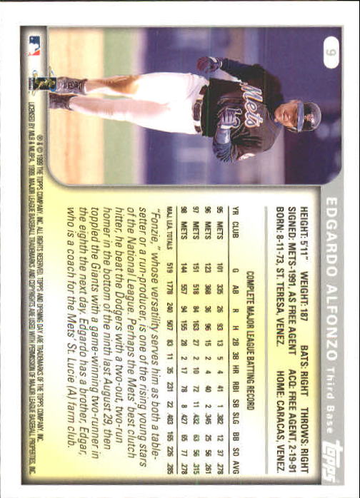 1999 Topps Opening Day Baseball - Picture 13 of 141