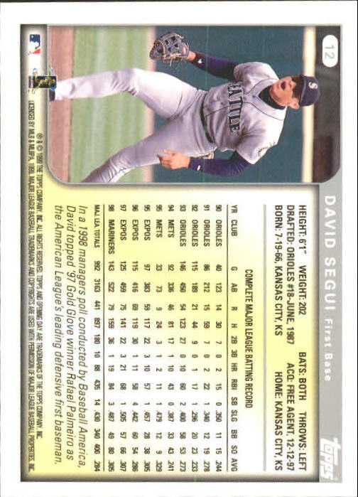 1999 Topps Opening Day Baseball - Picture 15 of 141